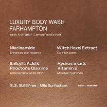 Load image into Gallery viewer, BODY OF HUMANS Luxury Body Wash Farhampton 500 ml