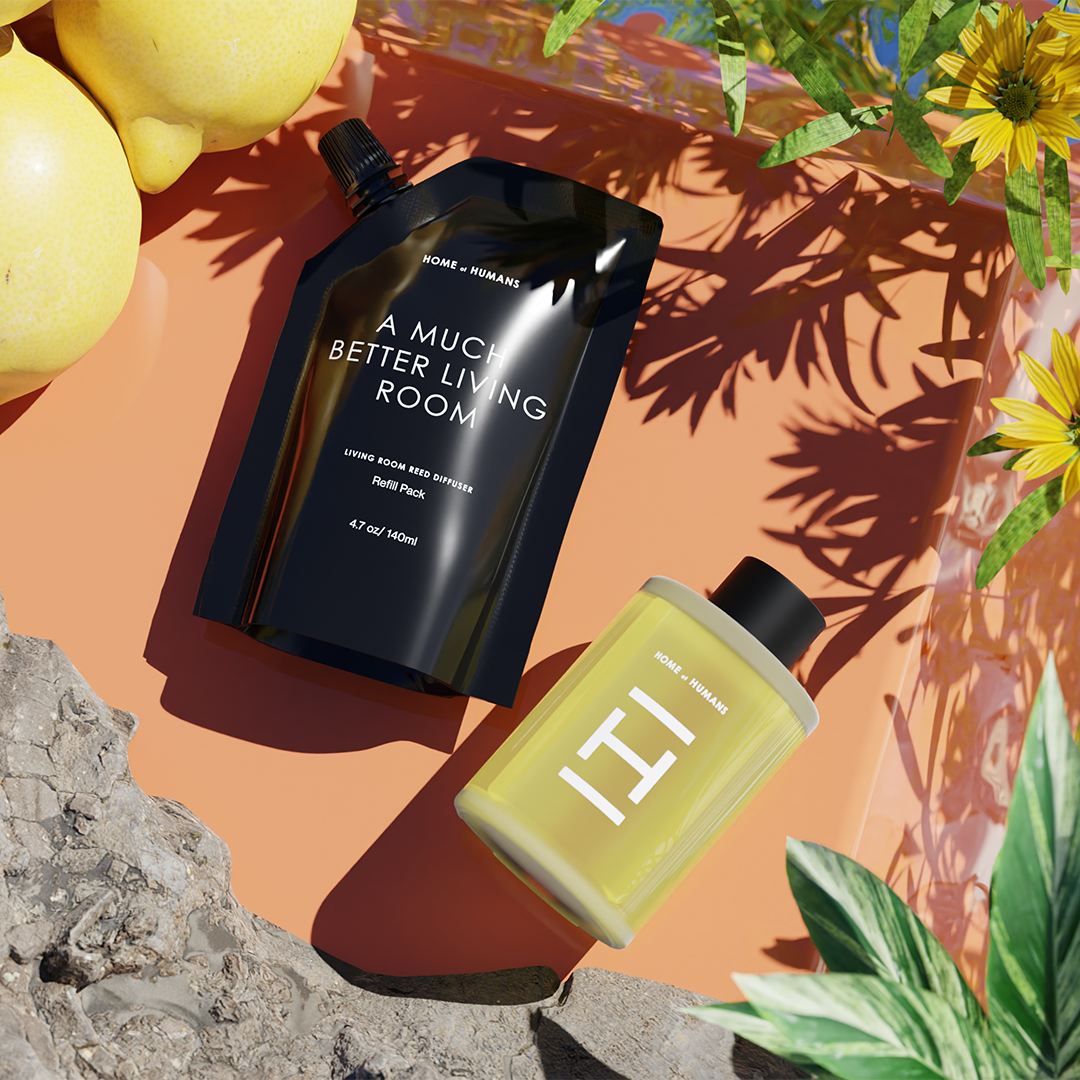 HOME of HUMANS A Much Better Living Room Reed Diffuser Refill 140 ml ...